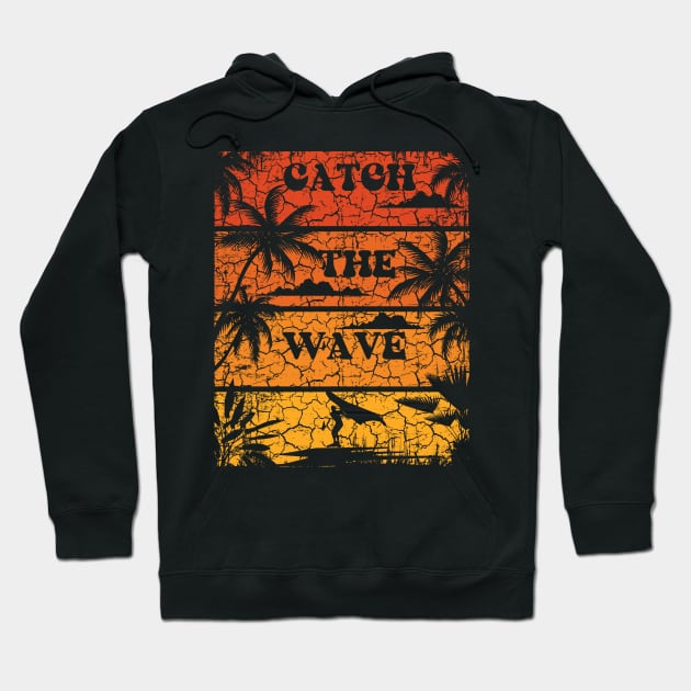 WING FOILING SURFING Catch the wave Hoodie by HomeCoquette